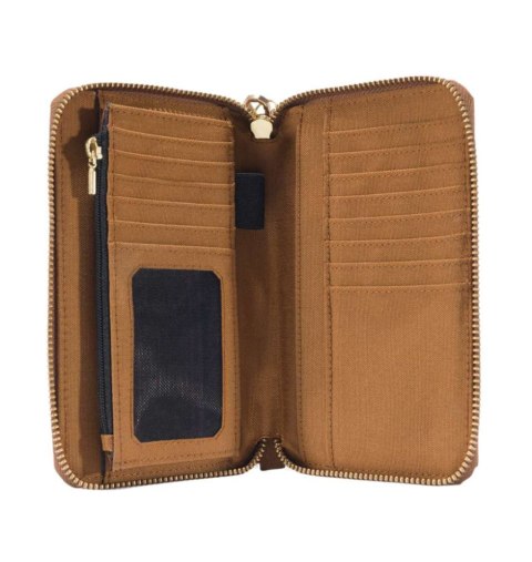 Portfel Carhartt Nylon Duck LayFlat Clutch Brown Portfel Carhartt Nylon Duck LayFlat Clutch Brown
