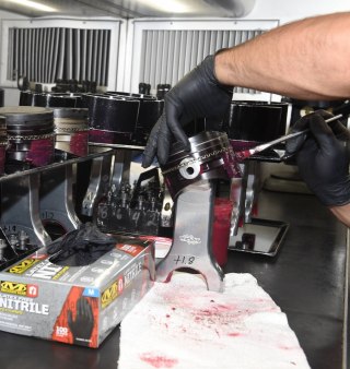 Rękawice Nitrylowe Warsztatowe Mechanix 5 Mil HD B