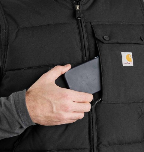 Bezrękawnik Puchowy Carhartt Montana Vest Black