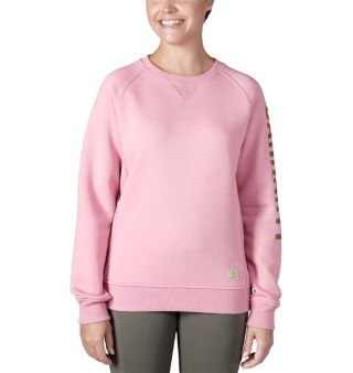 Bluza Carhartt Clarksburg Graphic Crewneck Pink