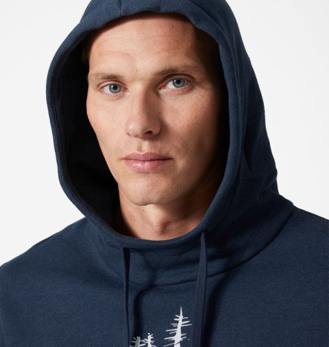Bluza Helly Hansen Graphic Hoodie Navy Melange Bluza Helly Hansen Graphic Hoodie Navy Melange