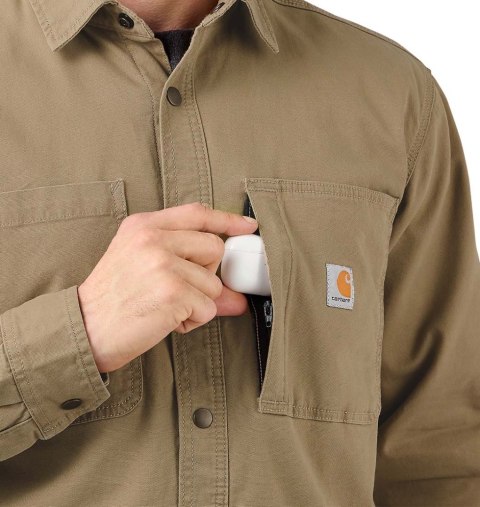 Koszula Ocieplana Carhartt Rugged Flex Khaki Koszula Ocieplana Carhartt Rugged Flex Khaki