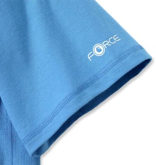 Koszulka Carhartt Force Midweight Block Logo Azure