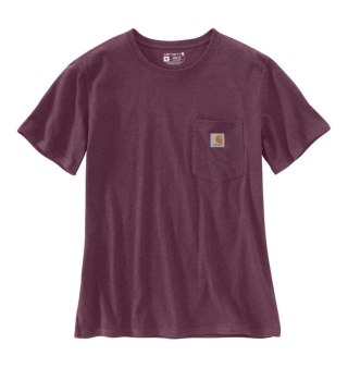 Koszulka Carhartt Heavyweight Pocket Blackberry