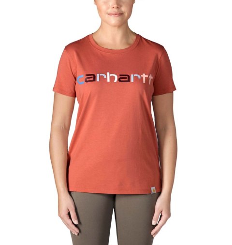 Koszulka Carhartt Light Multi Color Logo Terracota Koszulka Carhartt Light Multi Color Logo Terracota