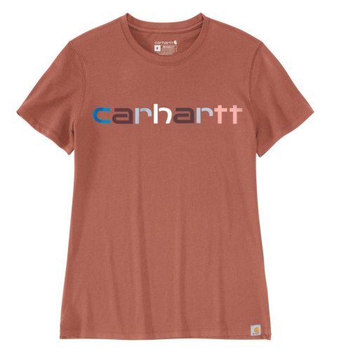 Koszulka Carhartt Light Multi Color Logo Terracota Koszulka Carhartt Light Multi Color Logo Terracota