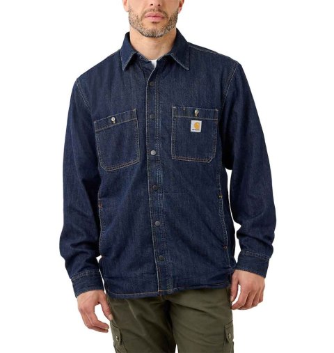 Ocieplana Koszula Carhartt Relaxed Denim Glacier Ocieplana Koszula Carhartt Relaxed Denim Glacier