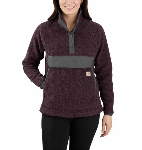 Polar Carhartt Fleece Pullover Blackberry Heather Polar Carhartt Fleece Pullover Blackberry Heather