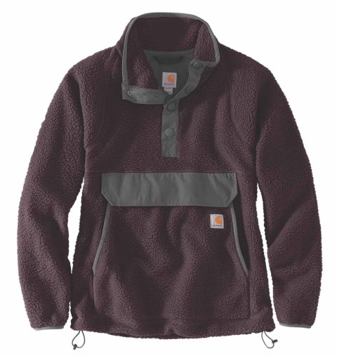 Polar Carhartt Fleece Pullover Blackberry Heather Polar Carhartt Fleece Pullover Blackberry Heather