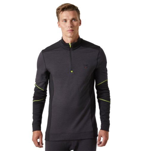 Koszulka termo Helly Hansen Lifa Merino Zip Black Koszulka termo Helly Hansen Lifa Merino Zip Black