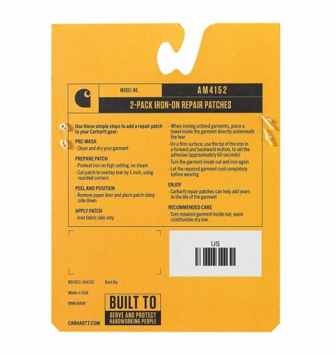 Łaty Carhartt Duck 2Pack Brown Łaty Carhartt Duck 2Pack Brown
