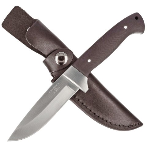 Nóż myśliwski Herbertz Solingen Brown Micarta, Sat Nóż myśliwski Herbertz Solingen Brown Micarta, Sat