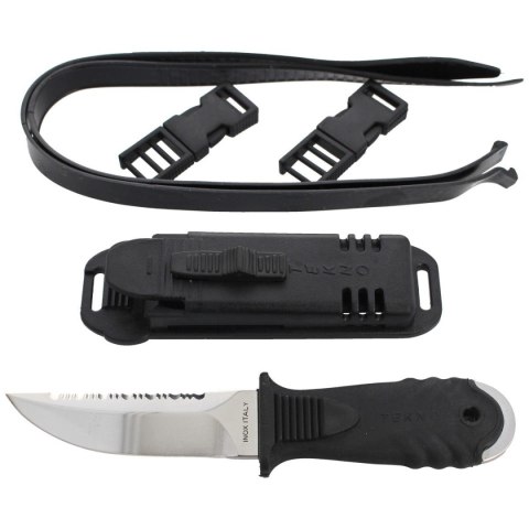 Nóż nurkowy MAC Coltellerie 105mm (TEKNO BLACK) Nóż nurkowy MAC Coltellerie 105mm (TEKNO BLACK)