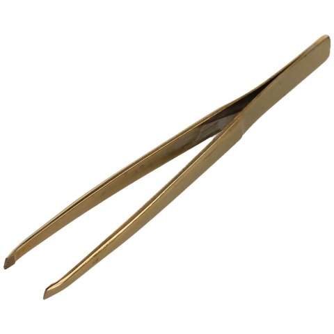 Penseta Herbertz Solingen Zagięta / Curved, Złocon Penseta Herbertz Solingen Zagięta / Curved, Złocon