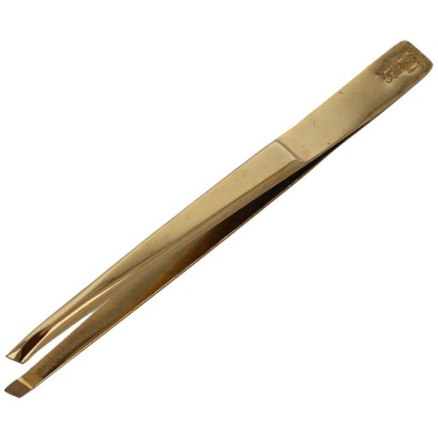 Penseta Herbertz Solingen Zagięta / Curved, Złocon Penseta Herbertz Solingen Zagięta / Curved, Złocon