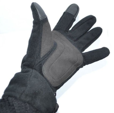 Rękawice zimowe Sharg Fleece TouchPad, Black (1040