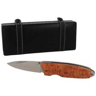 Nóż Herbertz AISI 420 rękojeść Drewno Plain Gift B