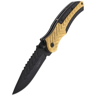 Nóż Herbertz Solingen Hit Black-Gold Drop Point Fo