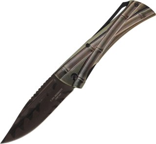 Nóż Herbertz Solingen Hit motyw 3D Bamboo, Etui (5
