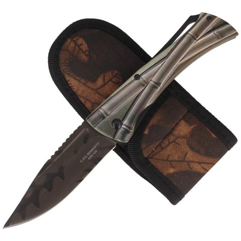 Nóż Herbertz Solingen Hit motyw 3D Bamboo, Etui (5