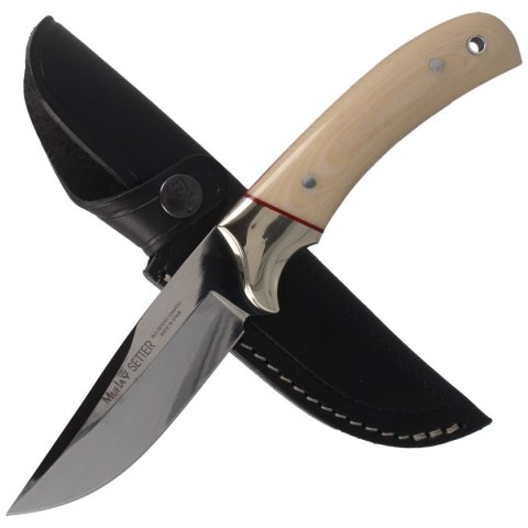 Nóż Muela Full Tang Beige Micarta, Mirror 1.4116 ( Nóż Muela Full Tang Beige Micarta, Mirror 1.4116 (