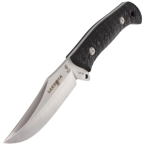 Nóż Muela Full Tang Black Micarta, Satin 1.4116 (L