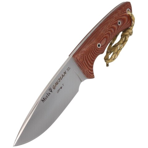 Nóż Muela Full Tang Brown Micarta, Satin 1.4116 CR