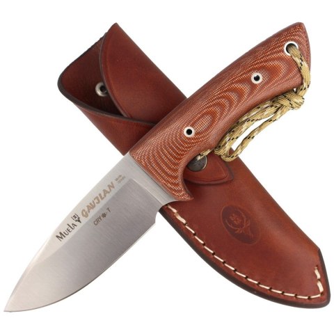 Nóż Muela Full Tang Brown Micarta, Satin 1.4116 CR