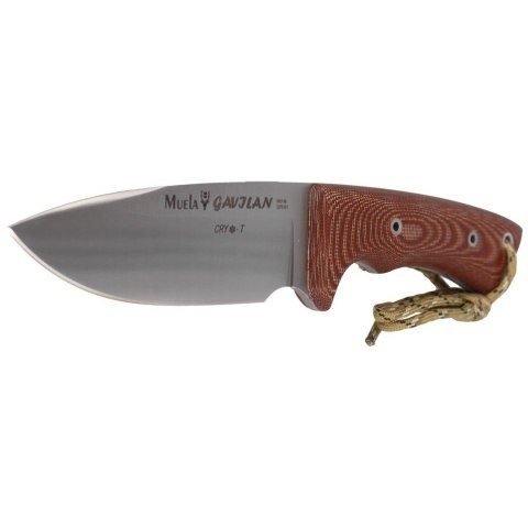 Nóż Muela Full Tang Brown Micarta, Satin 1.4116 CR