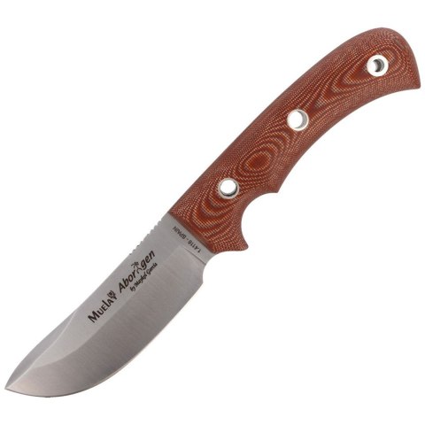 Nóż Muela Full Tang Bushcraft Brown Canvas Micarta