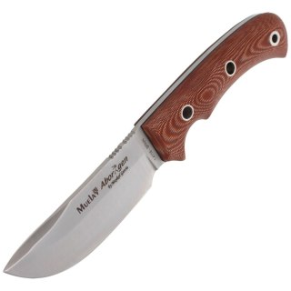 Nóż Muela Full Tang Bushcraft Brown Canvas Micarta