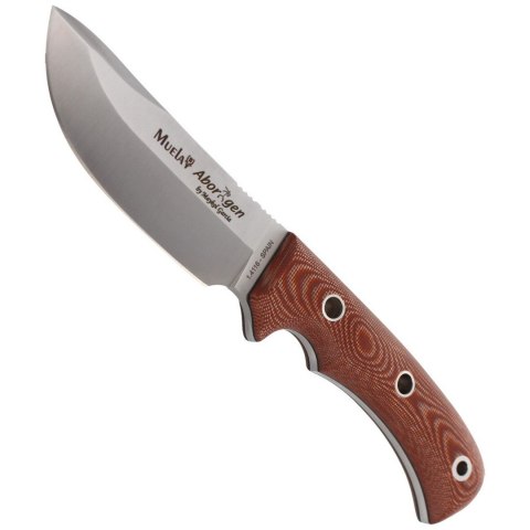 Nóż Muela Full Tang Bushcraft Brown Canvas Micarta