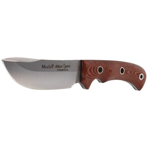 Nóż Muela Full Tang Bushcraft Brown Canvas Micarta