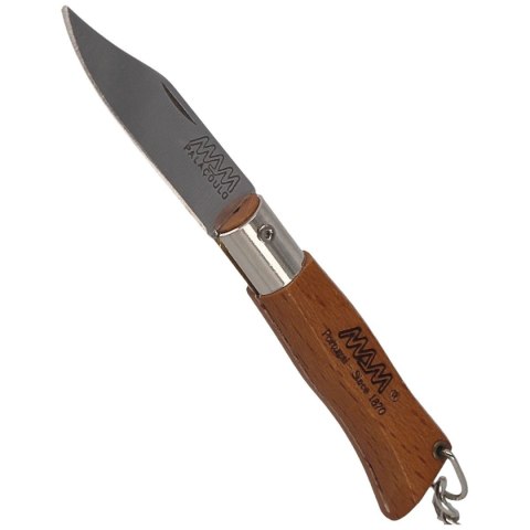 Nóż brelok MAM Douro Mini, Light Beech Wood 45mm ( Nóż brelok MAM Douro Mini, Light Beech Wood 45mm (
