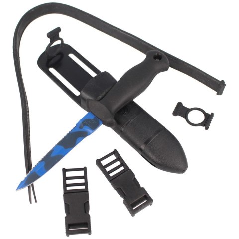 Nóż nurkowy MAC Coltellerie 110mm (SUB 11 D BLU CA Nóż nurkowy MAC Coltellerie 110mm (SUB 11 D BLU CA