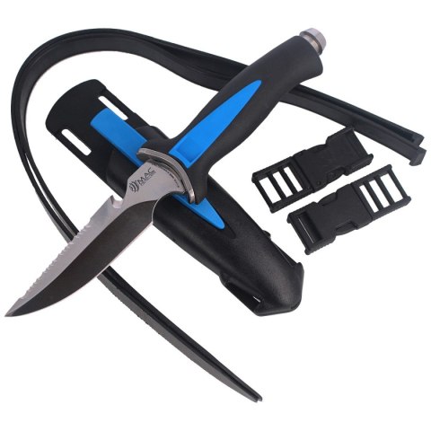 Nóż nurkowy MAC Coltellerie 120mm (AQUATYS BLUE) Nóż nurkowy MAC Coltellerie 120mm (AQUATYS BLUE)