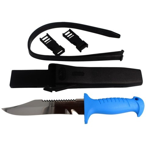 Nóż nurkowy MAC Coltellerie 170mm (SQUALO 17 BLUE) Nóż nurkowy MAC Coltellerie 170mm (SQUALO 17 BLUE)