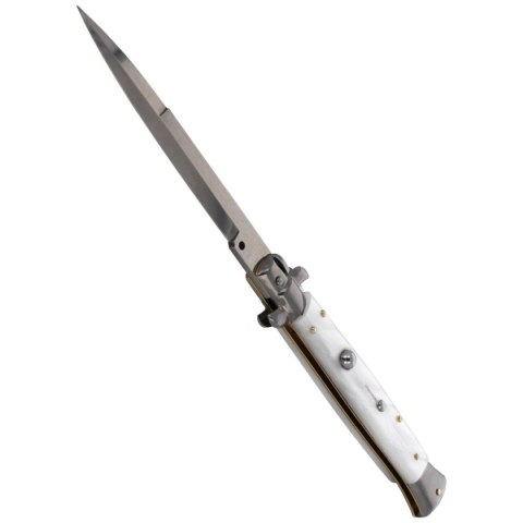 Nóż sprężynowy Frank Beltrame Bayonet Pearl 28cm ( Nóż sprężynowy Frank Beltrame Bayonet Pearl 28cm (