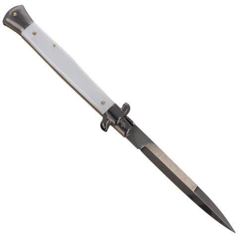Nóż sprężynowy Frank Beltrame Bayonet Pearl 28cm ( Nóż sprężynowy Frank Beltrame Bayonet Pearl 28cm (