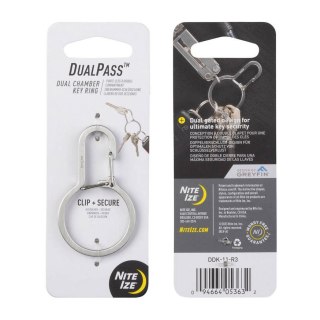 Karabińczyk Nite Ize z podwójną komorą DualPass