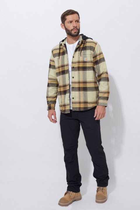Koszula Wierzchnia Carhartt Flannel Dark Brown Koszula Wierzchnia Carhartt Flannel Dark Brown
