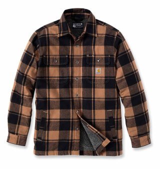 Koszula Wierzchnia Carhartt Heav Flannel Brown