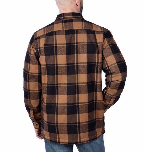 Koszula Wierzchnia Carhartt Heav Flannel Brown Koszula Wierzchnia Carhartt Heav Flannel Brown