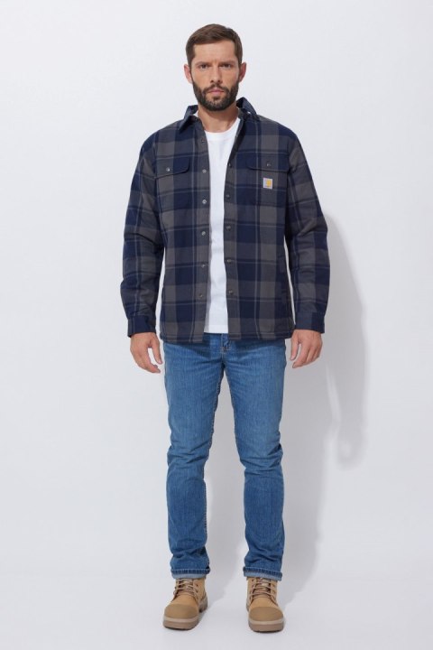 Koszula Wierzchnia Carhartt Heav Flannel Navy Koszula Wierzchnia Carhartt Heav Flannel Navy
