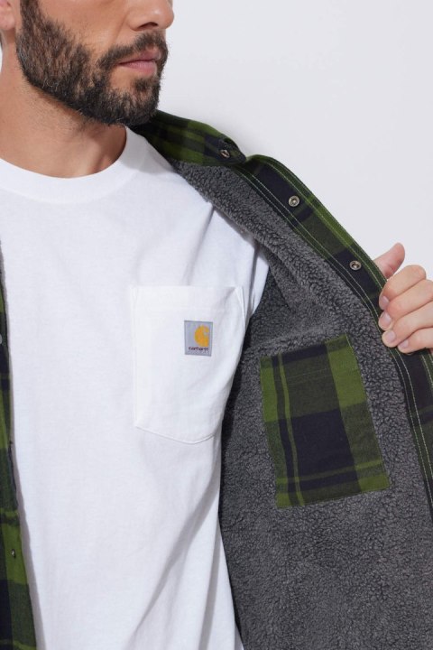 Koszula Wierzchnia Carhartt Heavy Flannel Chive Koszula Wierzchnia Carhartt Heavy Flannel Chive