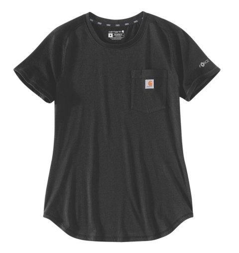 Koszulka Carhartt Force Midweight Pocket Black Koszulka Carhartt Force Midweight Pocket Black