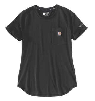 Koszulka Carhartt Force Midweight Pocket Black