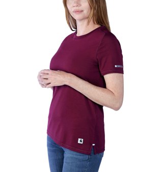 Koszulka Carhartt LWD BORDEAUX