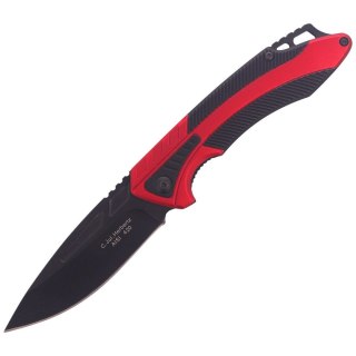 Nóż Herbertz Solingen Black / Red Aluminium, Black