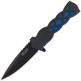 Nóż Herbertz Solingen CJH Black / Blue ABS, Black